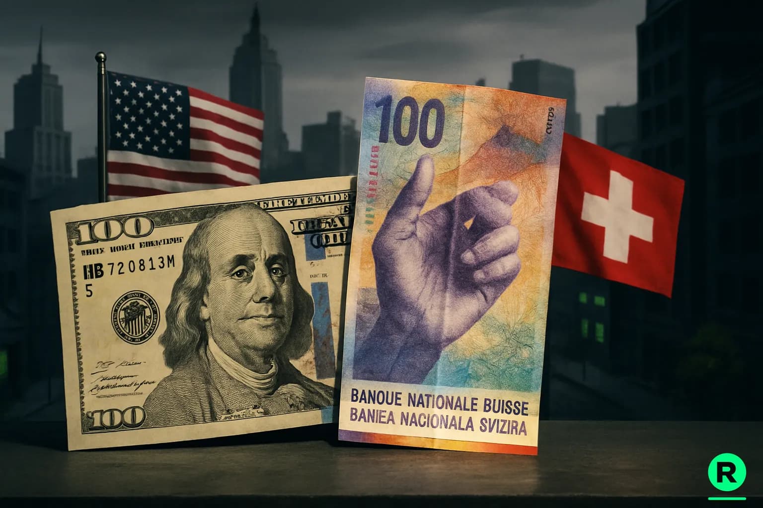 USD/CHF FX desk